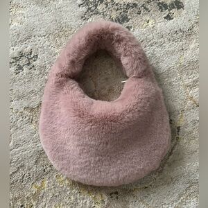 LAMARQUE Faux Fur Hobo Bag - New!